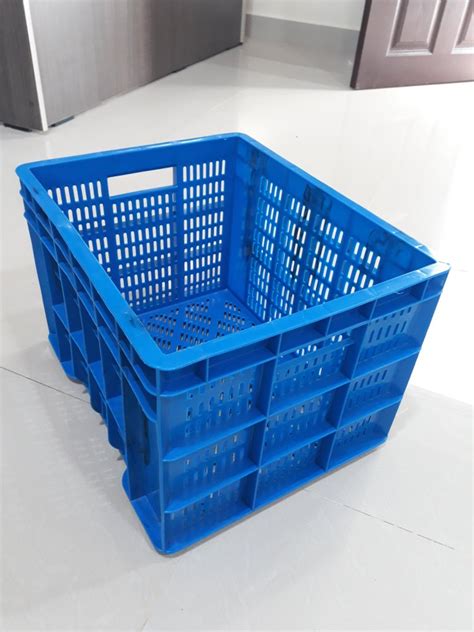 Rectangular Mesh Plastic Vegetable Crate Capacity Kg At Rs In