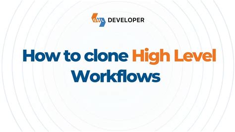 How To Clone Gohighlevel Workflows Gohighlevel Tutorial Youtube