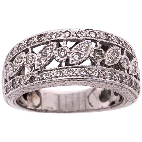 Neil Lane Diamond Wedding Band Ring Bridal Karat White Gold At