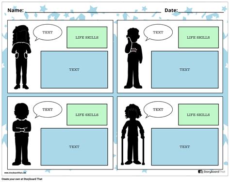 Life Skills Worksheets Storyboard That