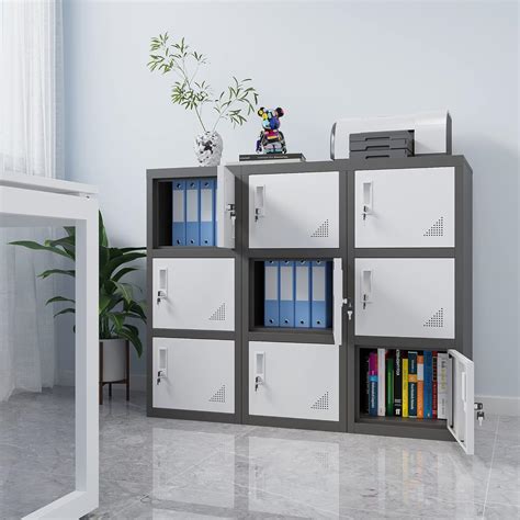 buy zonleson metal locker storage cabinet  school gym home office