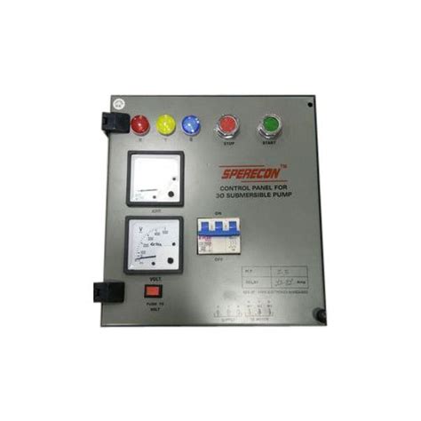 Sperecon Phase Mild Steel Submersible Pump Control Panel Voltage