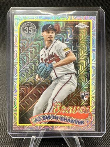 AJ SMITH SHAWVER 2024 Topps Silver Pack Mojo Refractor SP RC BRAVES