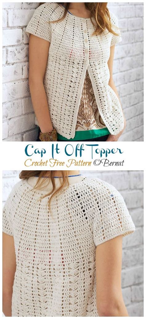 Short Sleeve Lace Cardigan Crochet Free Patterns Crochet And Knitting