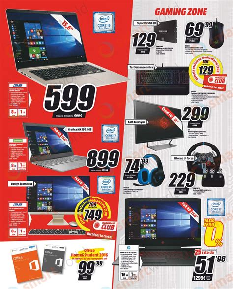 Volantino Mediaworld Computer Mania Fino Al Maggio Pc E Tanta Altra