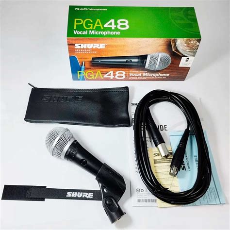 Shure PGA48 Microfono Vocal Dinamico Cardioide Audio Pro Perú