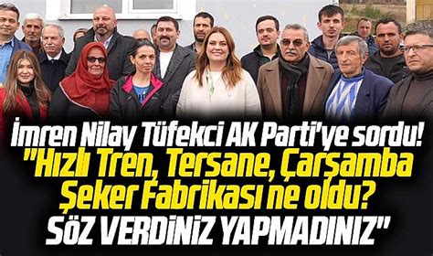 İYİ Parti Samsun Büyükşehir adayı İmren Nilay Tüfekci AK Parti ye