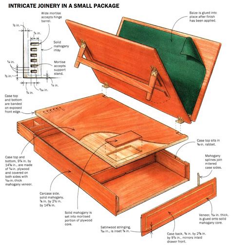 Jefferson Writing Desk Layout