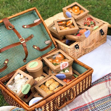 Luxury Handmade Picnic Delivery And Catering London Pique