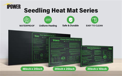 Amazon Ipower Glhtmts Durable Waterproof Seedling Heat Mat Warm