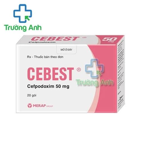 Cebest 50mg Merap Thuốc điều trị nhiễm khuẩn