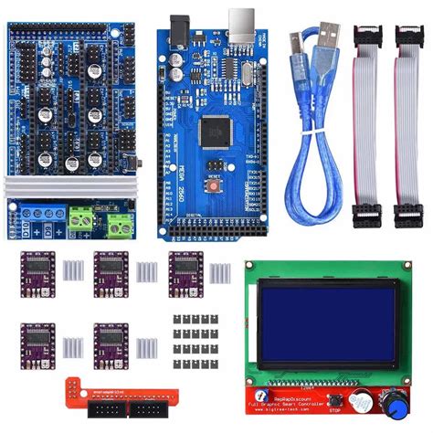 Kit De Contr Leur D Imprimante 3D Avec Mega 2560 R3 Rampes 1 6 Pilote