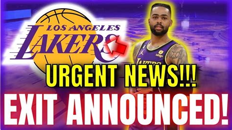 Urgent News Darvin Ham Confirms Russel Update Lakers Update Today