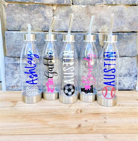 Sports Water Bottle Personalized, Sports Water Bottle, Volleyball ...