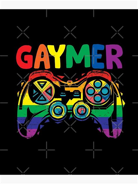 Gaymer Gay Pride Flag Lgbt Gamer Lgbtq Poster For Sale By Adolfonewell04 Redbubble