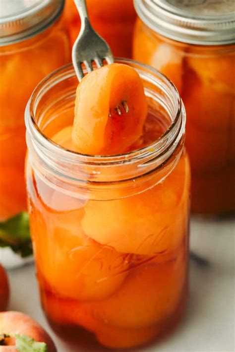 Canned Peaches Recipe Step By Step Instructions The Recipe Critic