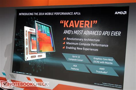 Amd Announces Kaveri A Series Apus For Notebooks Notebookcheck Net News