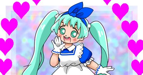 初音ミク 不思議の国の ミクちゃん💕 きッぷ・プレリュード・いしかわのイラスト Pixiv