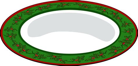 Clipart - Christmas Plate