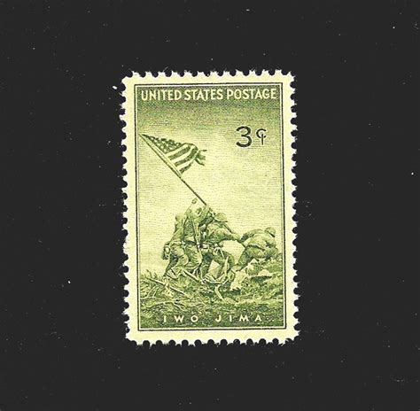 10 Iwo Jima Pack Of 10 Vintage Issued In 1945 Unused Us Postage