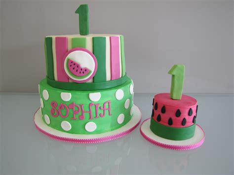 Watermelon Birthday Cake