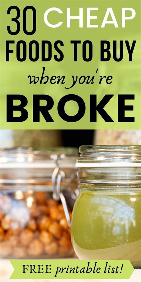 Best Cheap Foods To Buy When You Re Broke Artofit