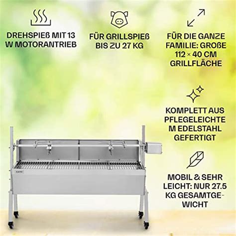 Klarstein Sauenland Pro Spanferkelgrill Im Spanferkelgrill Vergleich 2024