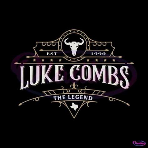 Luke Combs Merch Country Music Svg Graphic Design Files