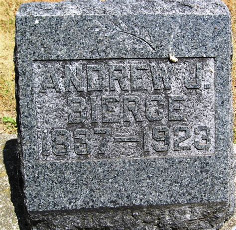 Andrew Jackson Dime Bierce Find A Grave Memorial