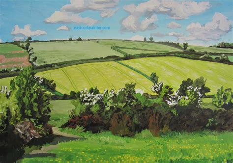 Farmland Painting at PaintingValley.com | Explore collection of ...