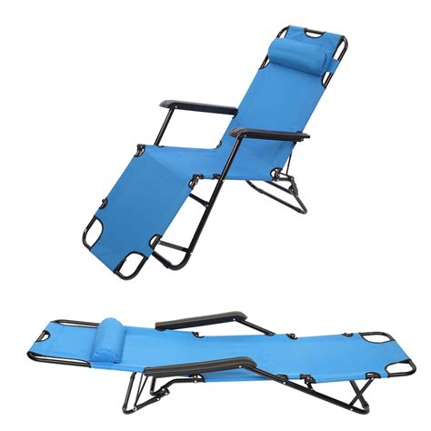 Folding Camping Reclining Chairs,Portable Chair, Lounge Chairs, Patio Outdoor Pool Beach Lawn ...