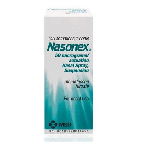 Mometasone Nasonex Nasal Spray Mcg Suspension Sprays At Best