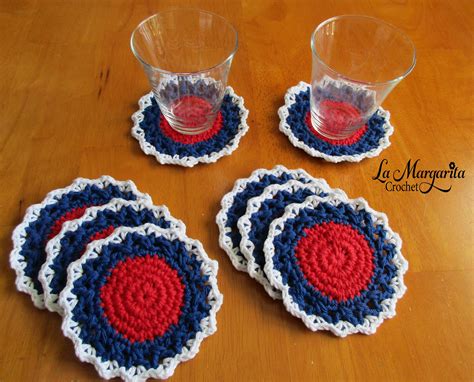 Sous Verres Au Crochet Ensemble De Jour De Etsy