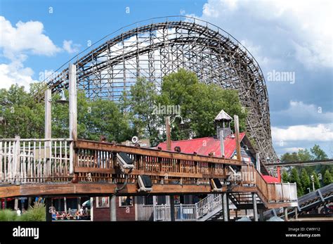 La Ronde A Six Flags Amusement Theme Park Montreal Canada Stock Photo