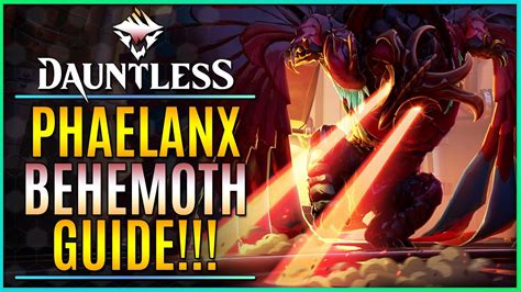 Phaelanx Behemoth Guide Tips N Tricks Dauntless Reforged Youtube