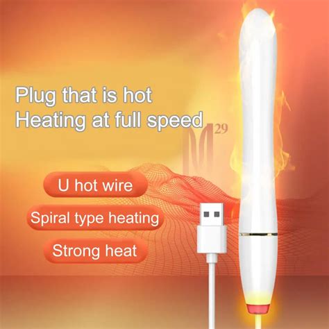 Usb Heater For Sex Dolls Silicone Vagina Pussy Sex Toys Accessory Masturbation Aid Heating Rod