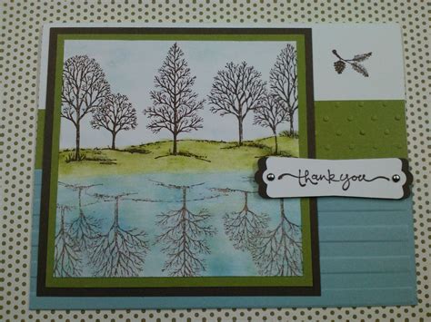 Stampin Up Lovely As A Tree Stamp Reflections Tree Stamp Stamping Up