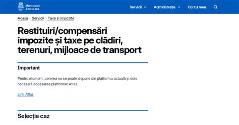 Restituiri Compens Ri Impozite I Taxe Pe Cl Diri Terenuri Mijloace