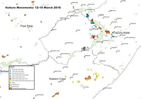 Satellite Tracked Vulture Movements March Project Vulture