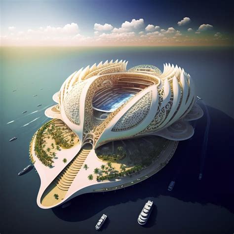 Oceaniums A Biomimetic Generation Of Floating And Sustainable Stadiums