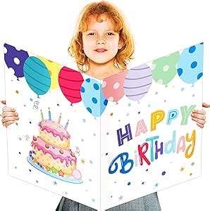 Jumbo Birthday Card With Envelope Oversized X Inch Extra Large