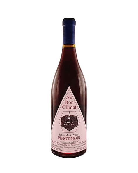 日耀酒莊 La Bauge Au Dessus 單一葡萄園 黑皮諾紅酒 Au Bon Climat Pinot Noir Santa