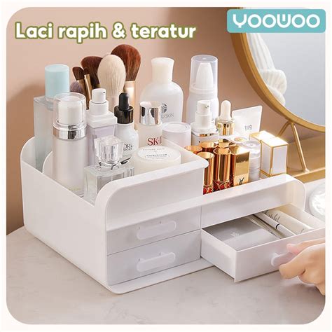 Jual Yoowoo Rak Kosmetik Tempat Penyimpanan Kosmetik Laci Kosmetik