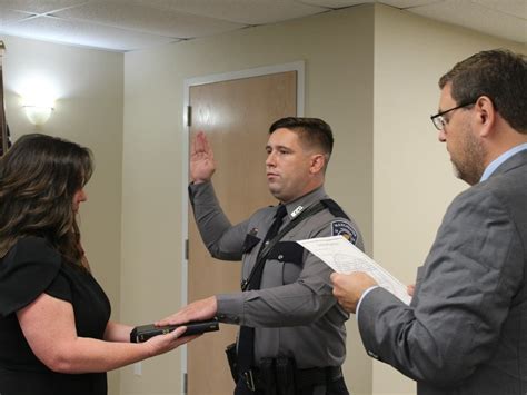 2 New Police Officers Firefighter Chaplain Welcomed In Manchester