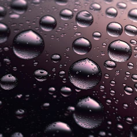 Premium Photo 3d Rendering Water Drops On Glass Surface Texture