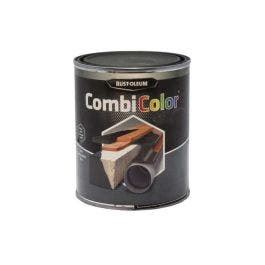 Buy A Rust Oleum CombiColor Metal Paint Black Satin 750ml Online In