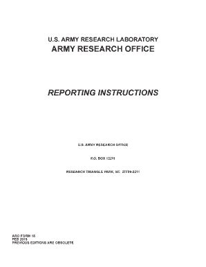 Fillable Online Arl Army Us Army Research Laboratory Army Research