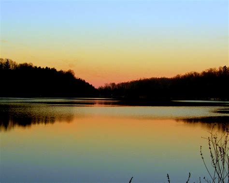 Green Lakes At Sunset Green Lakes State Park Ny Flickr