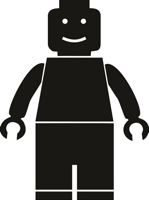 Lego Man Figure Wall Art Sticker Decal Lego Stickers Lego Man Lego