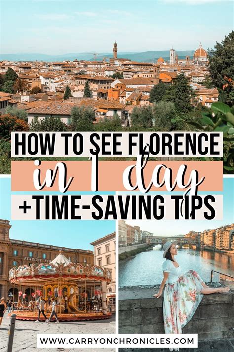 One Day In Florence A Concise Itinerary To Maximize Sightseeing One